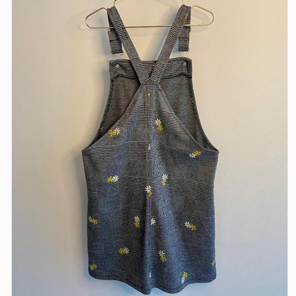 Ten Sixty Sherman (Nordstrom Brand) Embroidered Black/White Plaid Jumper - Picture 2 of 10